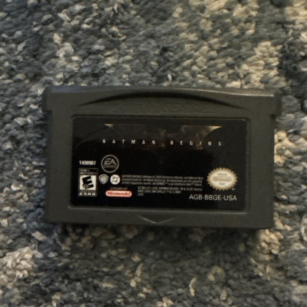 Batman Begins (Nintendo Game Boy Advance GBA)  Authentic Tested Game Cartridge